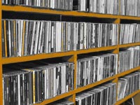 The Great Wall of CDs.